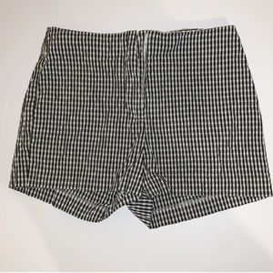 Vintage B&aw checkered shorts
